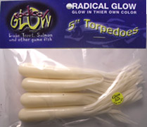 40013 WHITE 5" Radical Glow Torpedoes